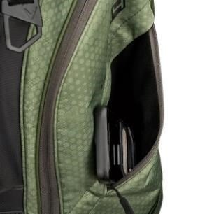 Callaway Chase 14 cart bag, steel graphite/red
