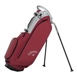 Callaway Fairway C stand bag, silver/cardinal