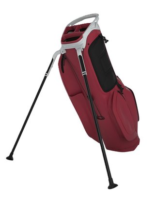 Callaway Fairway C stand bag, silver/cardinal