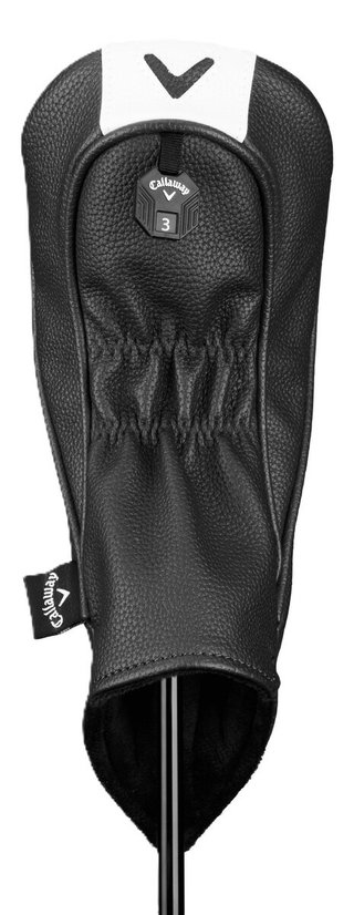 Callaway Premium Fairway Wood headcover, svart/vit