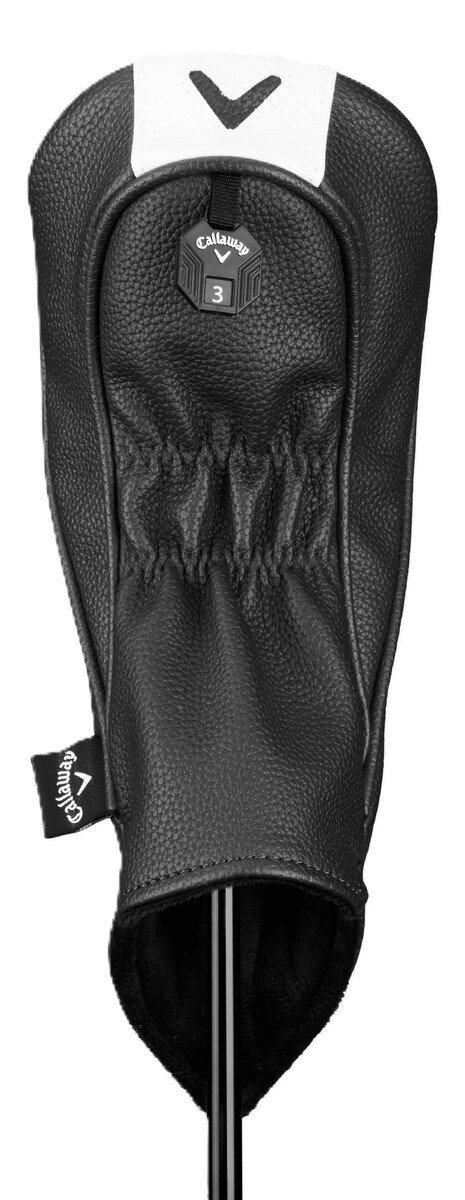 Callaway Premium Fairway Wood headcover, svart/vit
