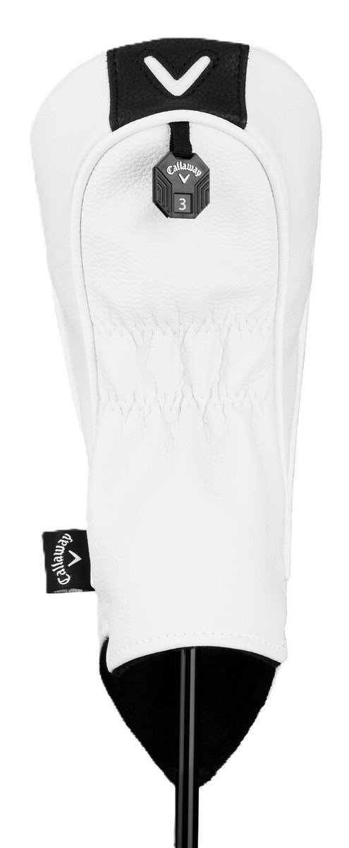 Callaway Premium Fairway Wood headcover, vit/svart