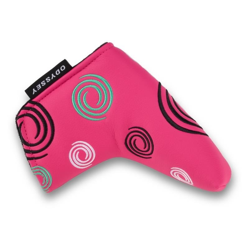 Odyssey Tour Swirl Blade putter headcover, rosa