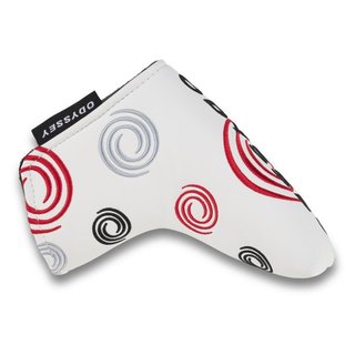 Odyssey Tour Swirl Blade putter headcover, vit