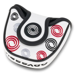 Callaway Golf Odyssey Swirl Mallet putter headcover, vit