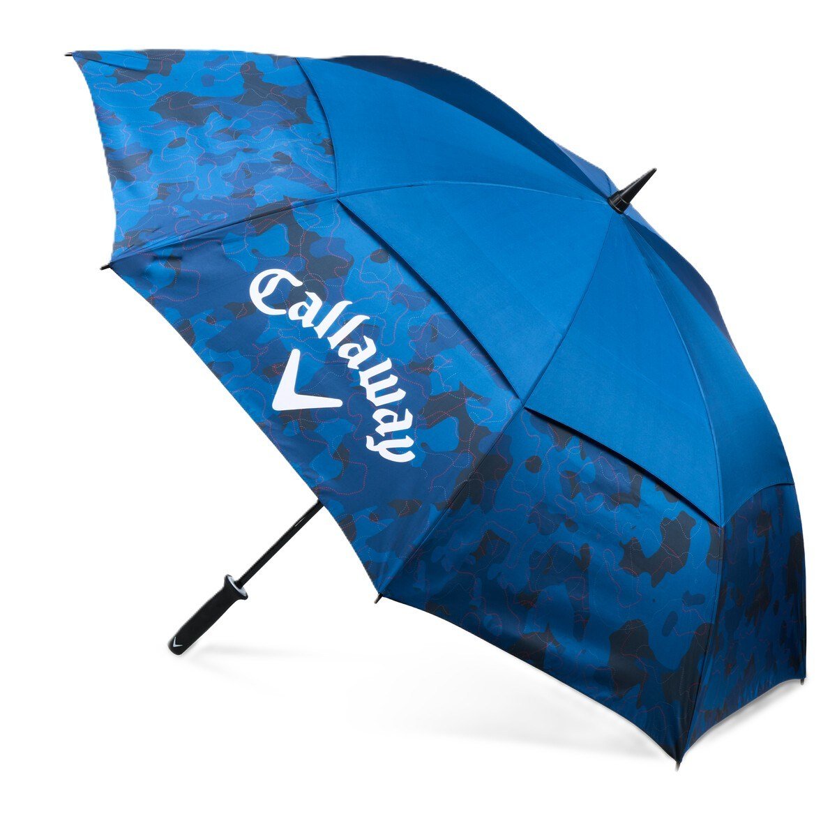 Callaway Double Canopy 64" Shield paraply, marinblå/röd