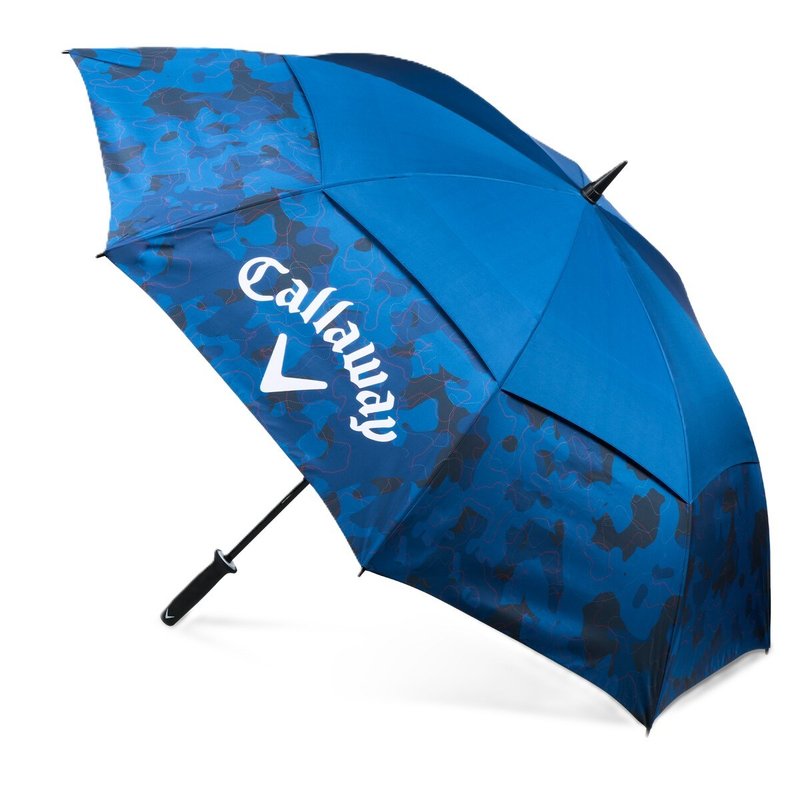 Callaway Double Canopy 64" Shield paraply, marinblå/röd