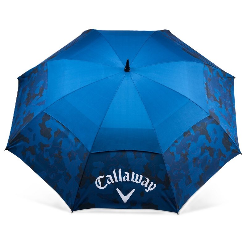 Callaway Double Canopy 64" Shield paraply, marinblå/röd