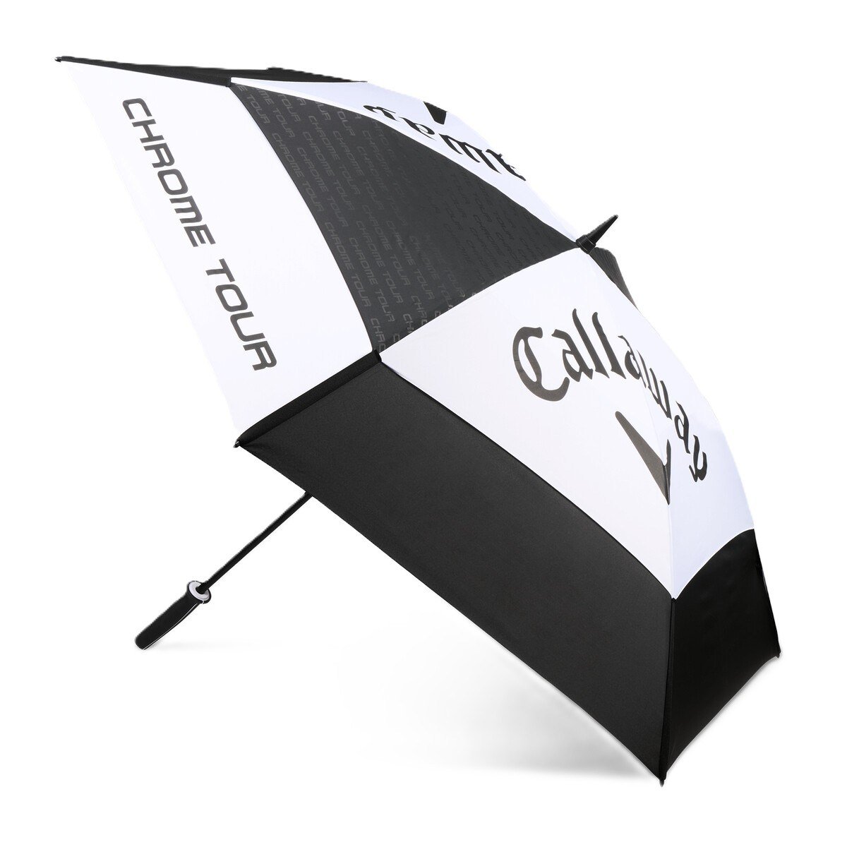 Callaway Tour Authentic Double Canopy 68" paraply, svart/vit