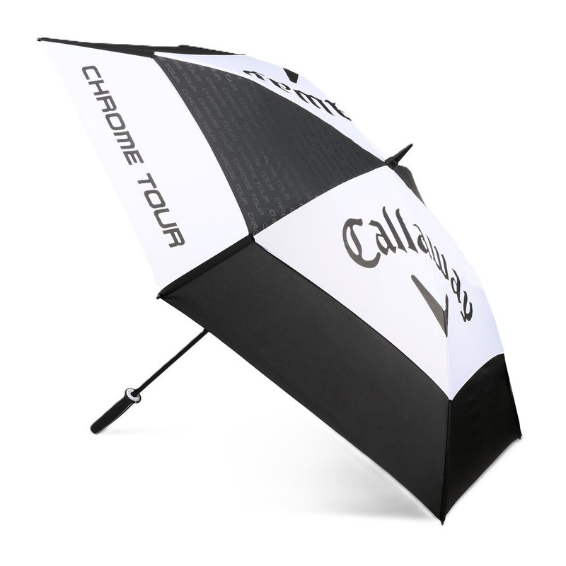 Callaway Tour Authentic Double Canopy 68" paraply, svart/vit