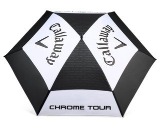 Callaway Tour Authentic Double Canopy 68" paraply, svart/vit