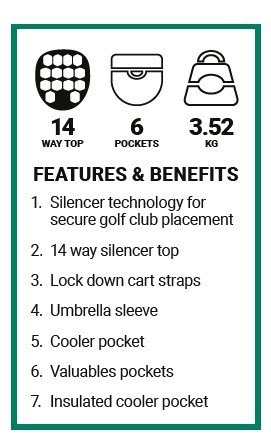 Ogio All Elements Silencer cart bag, tetra
