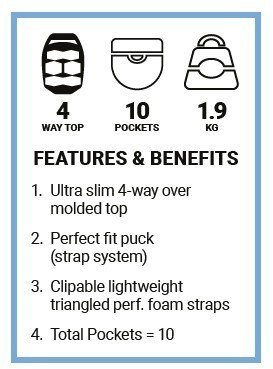 Ogio Featherlite stand bag, volcanic