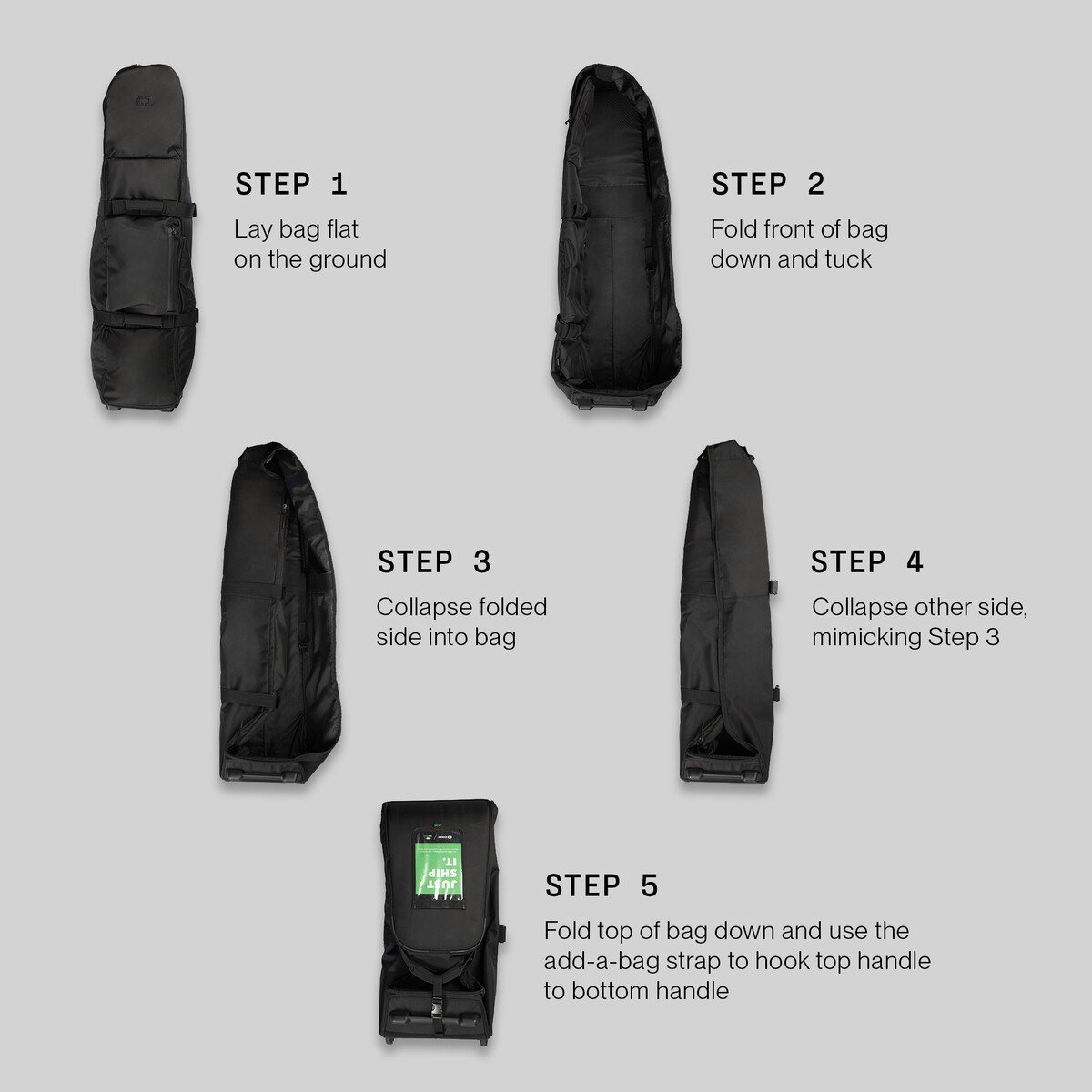 Ogio Pace travel bag, svart