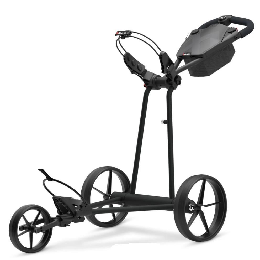 Big Max e-TI 3 elektrisk golfvagn, phantom black (inkl. batteri, laddare)