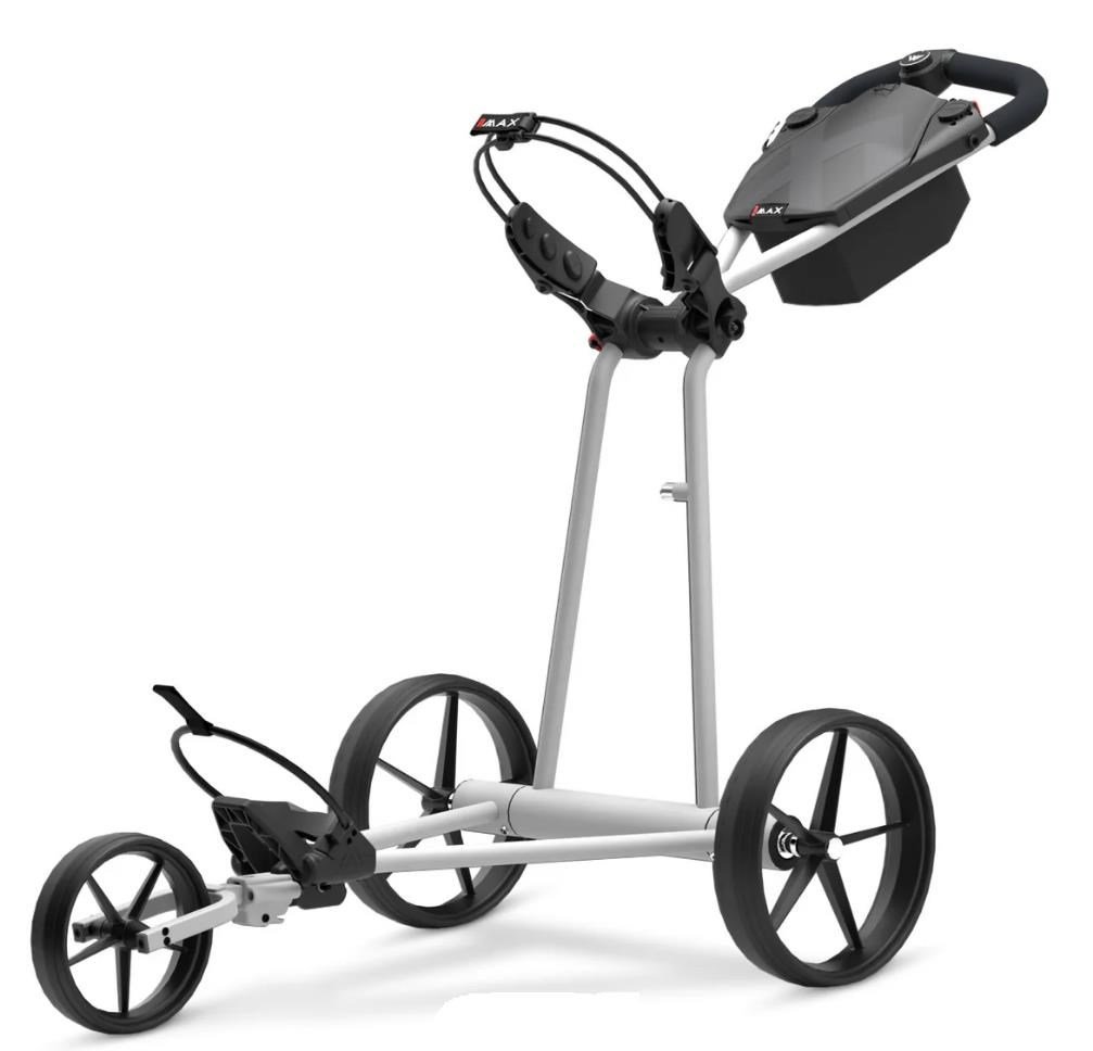 Big Max e-TI 3 elektrisk golfvagn, grå (inkl. batteri, laddare)