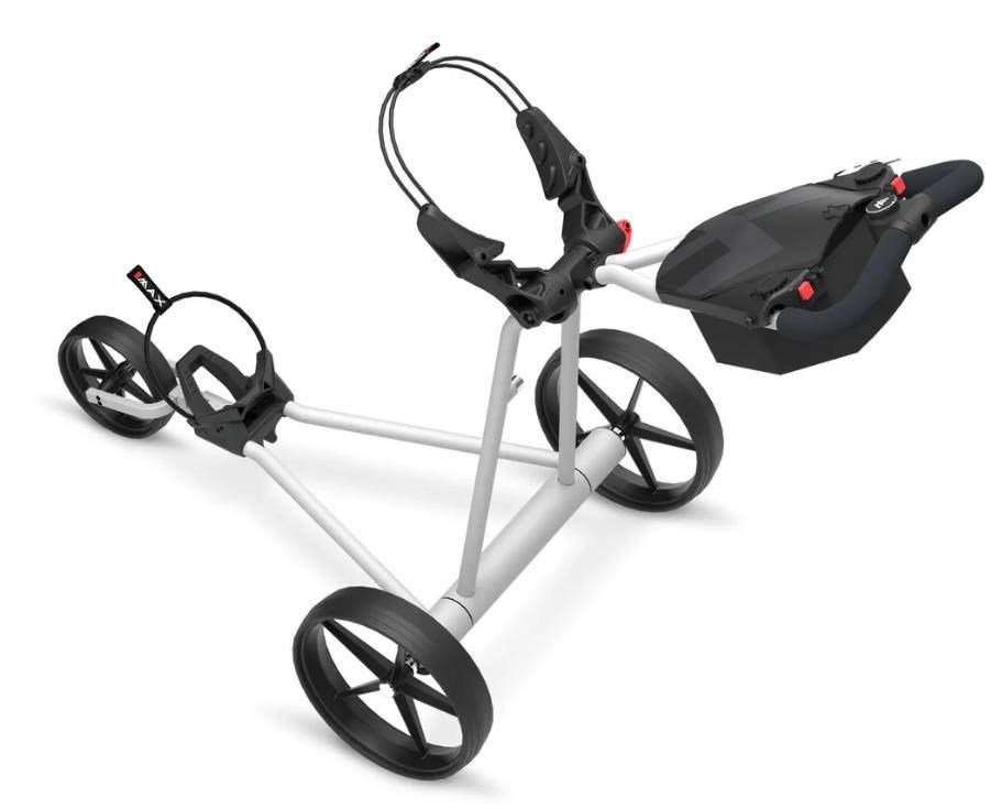 Big Max e-TI 3 elektrisk golfvagn, grå (inkl. batteri, laddare)