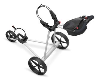 Big Max e-TI 3 elektrisk golfvagn, grå (inkl. batteri, laddare)