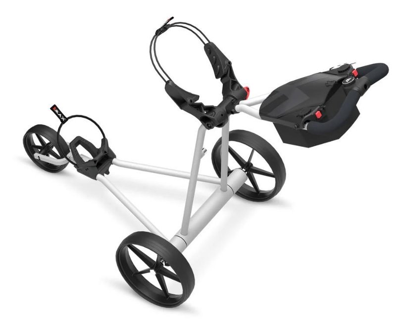 Big Max e-TI 3 elektrisk golfvagn, grå (inkl. batteri, laddare)
