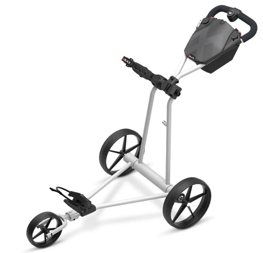 Big Max e-TI 3 elektrisk golfvagn, grå (inkl. batteri, laddare)