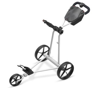 Big Max e-TI 3 elektrisk golfvagn, grå (inkl. batteri, laddare)