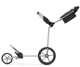 Big Max e-TI 3 elektrisk golfvagn, grå (inkl. batteri, laddare)