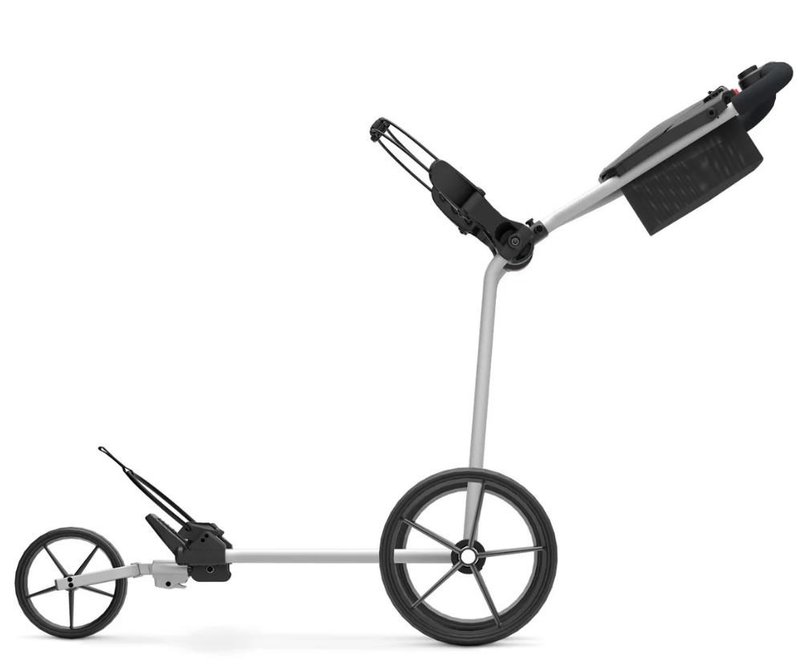 Big Max e-TI 3 elektrisk golfvagn, grå (inkl. batteri, laddare)