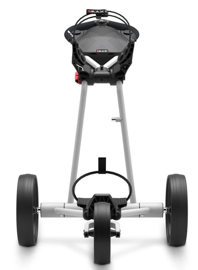 Big Max e-TI 3 elektrisk golfvagn, grå (inkl. batteri, laddare)
