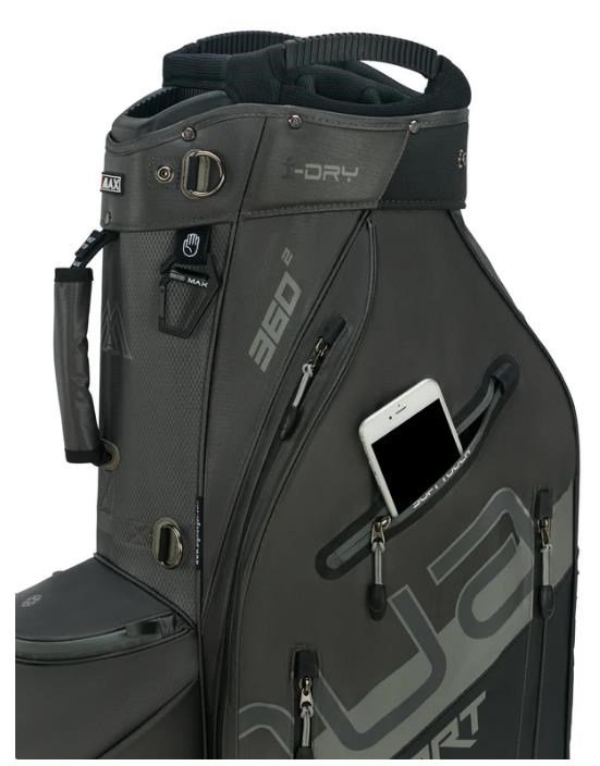 Big Max Aqua Sport 360 2 cart bag, svart/kol/grå
