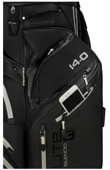 Big Max Dri Lite Silencio 3 Organizer cart bag, svart