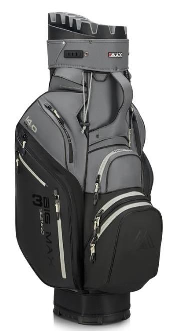 Big Max Dri Lite Silencio 3 Organizer cart bag, svart/grå
