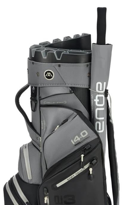Big Max Dri Lite Silencio 3 Organizer cart bag, svart/grå