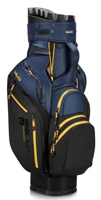 Big Max Dri Lite Silencio 3 Organizer cart bag, black/navy/corn