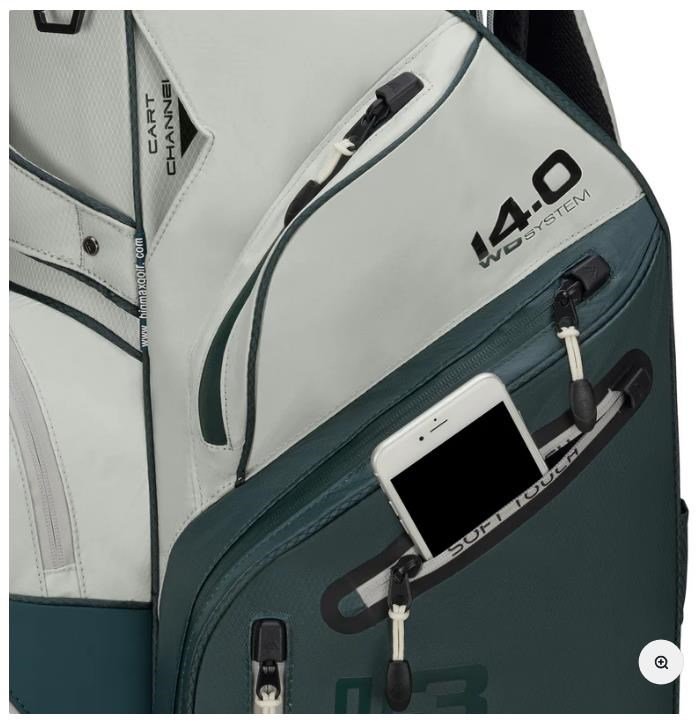 Big Max Dri Lite Silencio 3 Organizer cart bag, forest green/off white