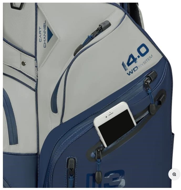 Big Max Dri Lite Silencio 3 Organizer cart bag, navy/off white