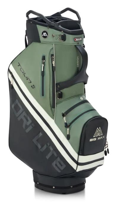 Big Max Dri Lite Tour 2 cart bag, black/olive/off white