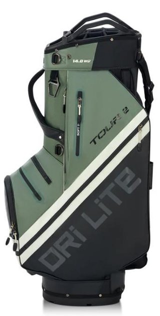 Big Max Dri Lite Tour 2 cart bag, black/olive/off white