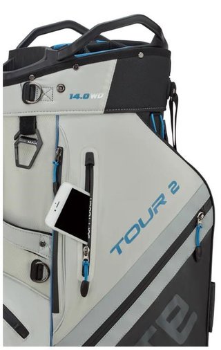 Big Max Dri Lite Tour 2 cart bag, svart/off white/blå