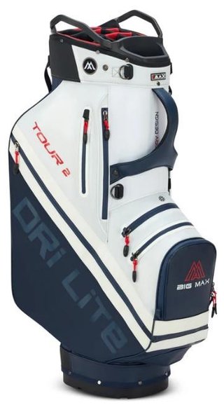 Big Max Dri Lite Tour 2 cart bag, röd/vit/marinblå