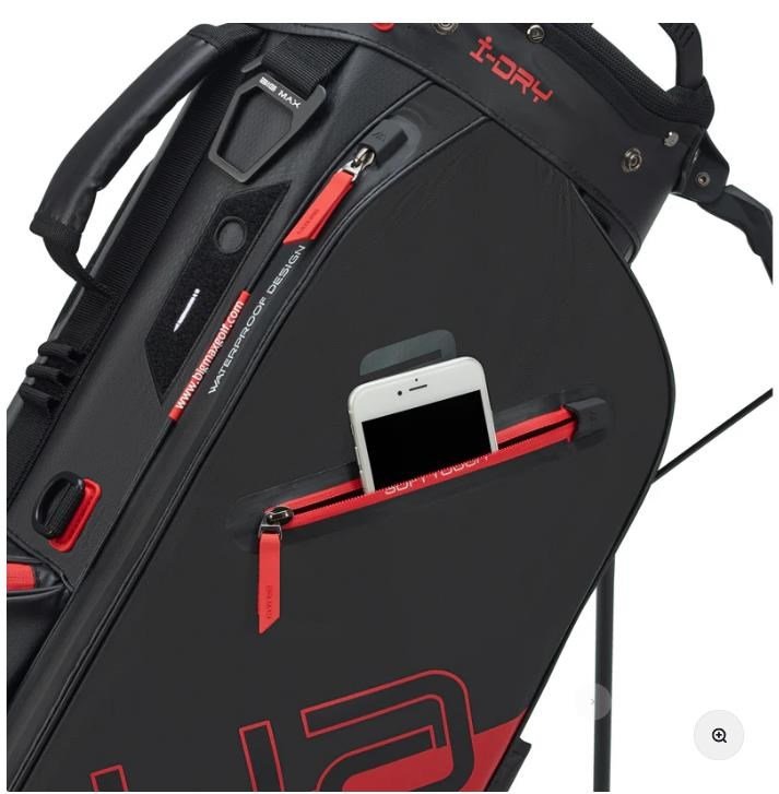 Big Max Aqua Eight H stand bag, svart/röd