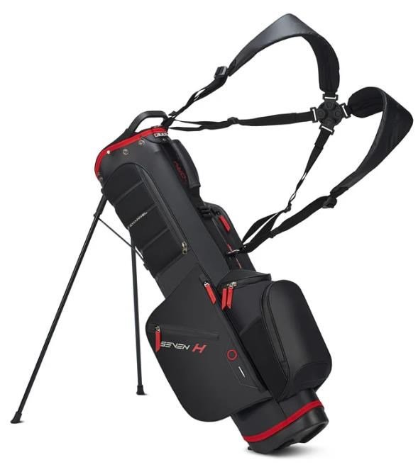 Big Max Aqua Seven H stand bag, svart/röd