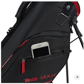 Big Max Aqua Seven H stand bag, svart/röd