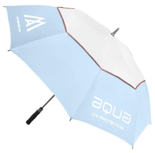 Big Max Aqua Umbrella UV paraply 60", isblå/vit/persika