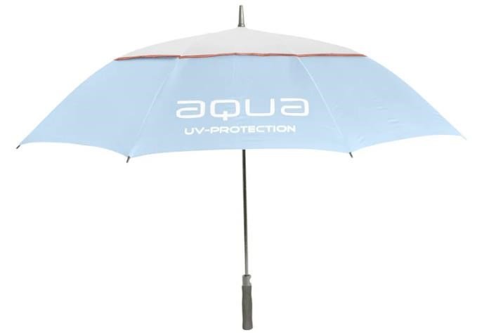 Big Max Aqua Umbrella UV paraply 60", isblå/vit/persika