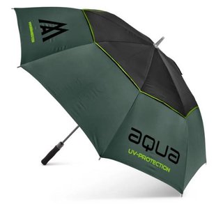 Big Max Aqua Umbrella UV paraply 60", skogsgrönt/svart/lime