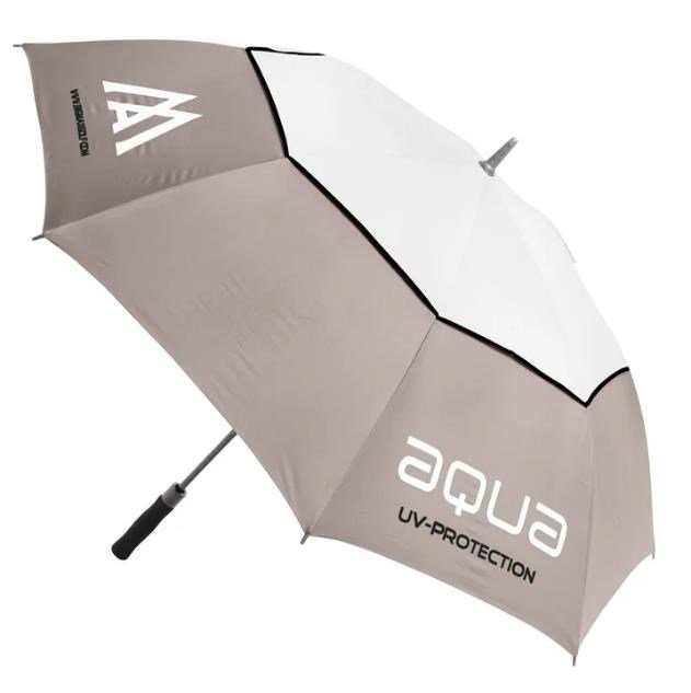Big Max Aqua Umbrella UV paraply 60", taupe/vit/svart
