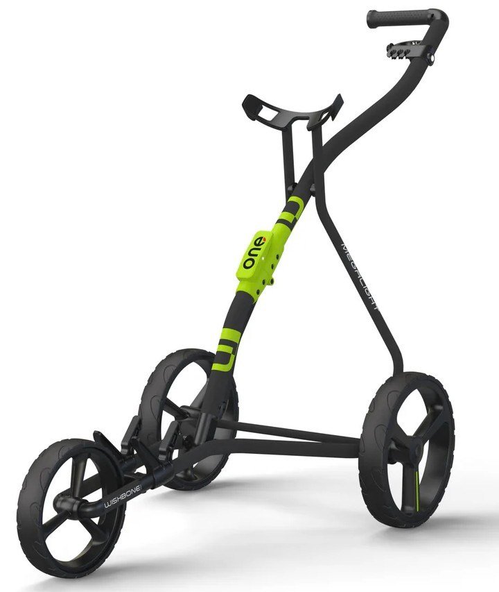Wishbone One manuell vagn, charcoal lime