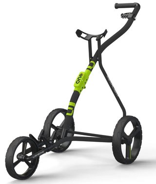 Wishbone One manuell vagn, charcoal lime