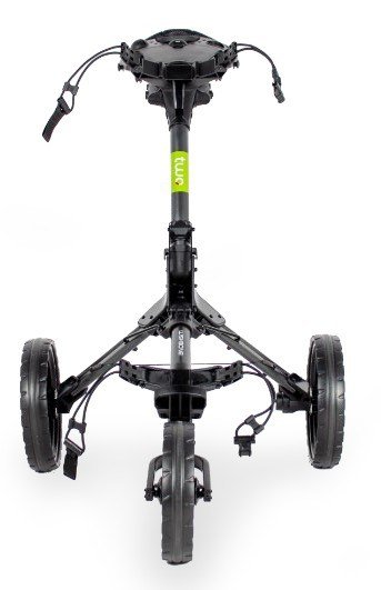 Wishbone Cube Two manuell vagn, charcoal/lime