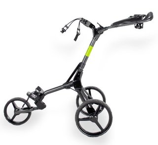 Wishbone Cube Two manuell vagn, charcoal/lime